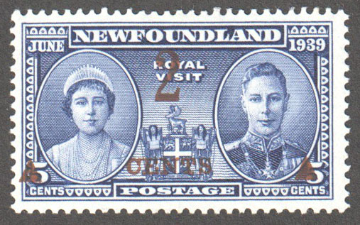 Newfoundland Scott 250 Mint VF - Click Image to Close